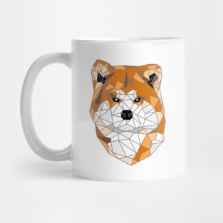 Japanese Akita Stained Glass Mug